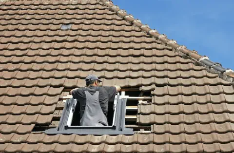 Pose de velux - Landévennec